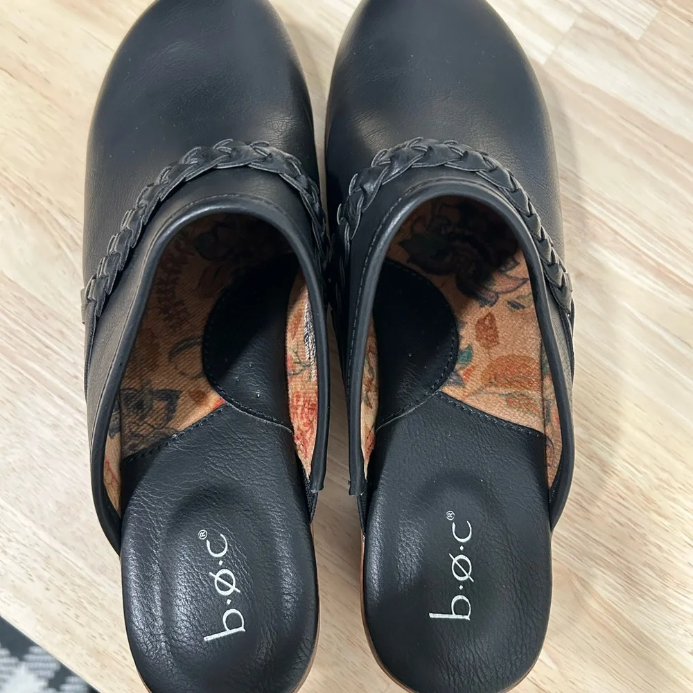 b.o.c. Women's Black clogs new size 11 - Picture 5 of 6